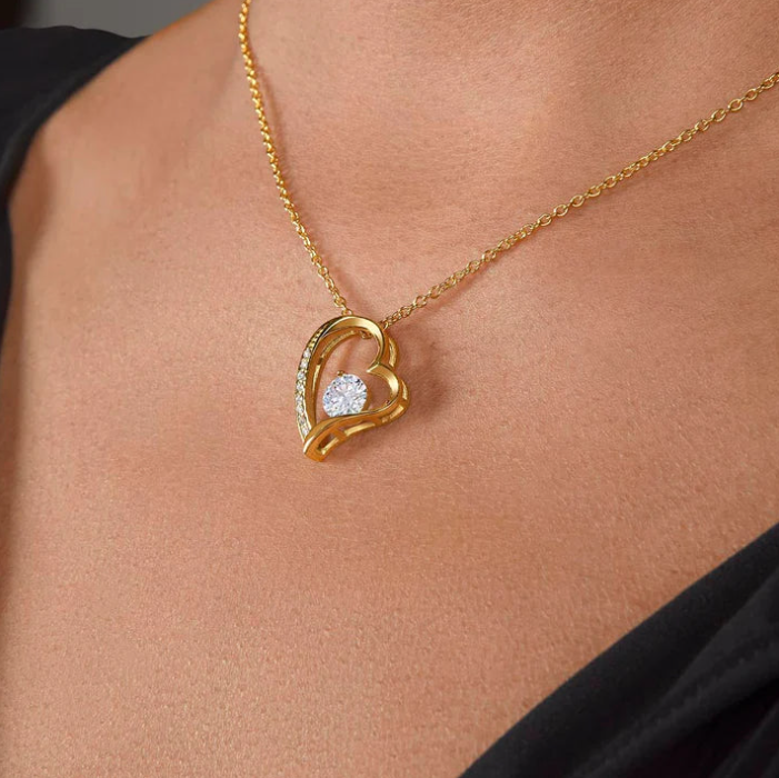 "Always My Little Girl" Forever Love Necklace in Luxury LED Box